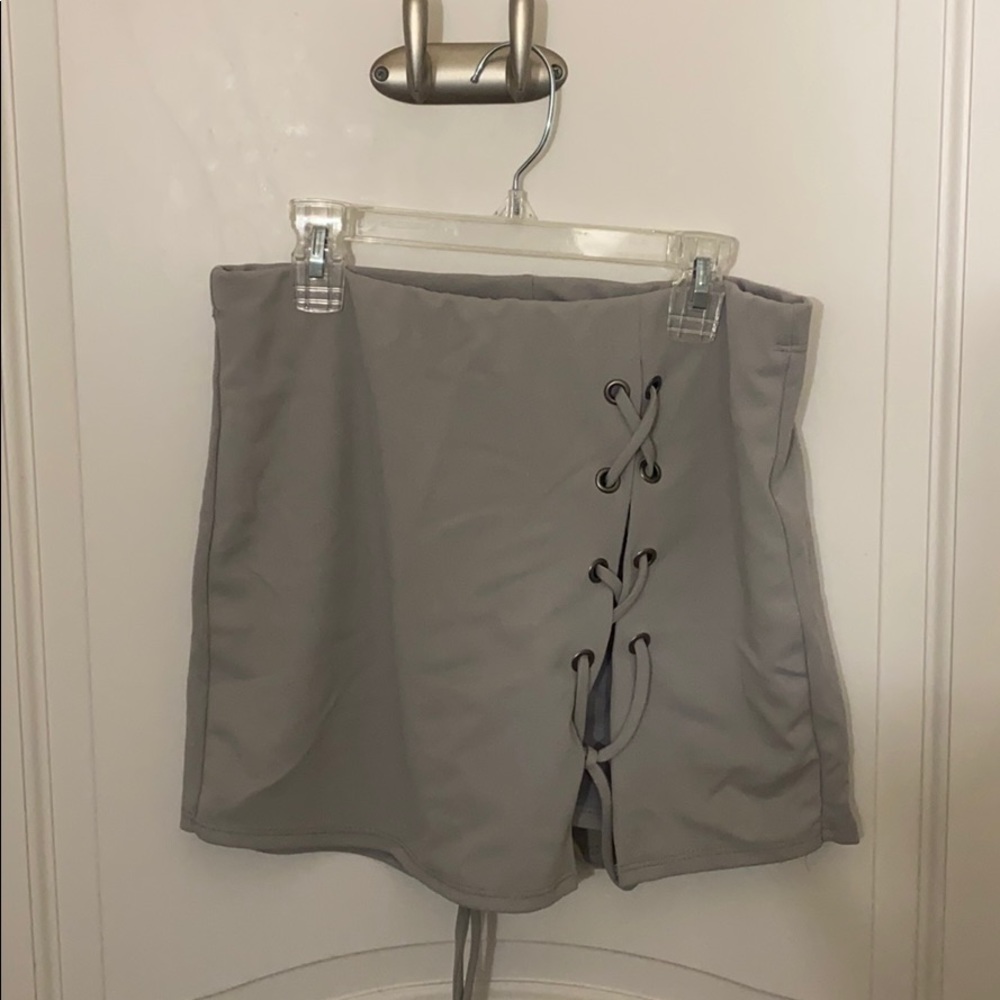 Lace Up Skirt